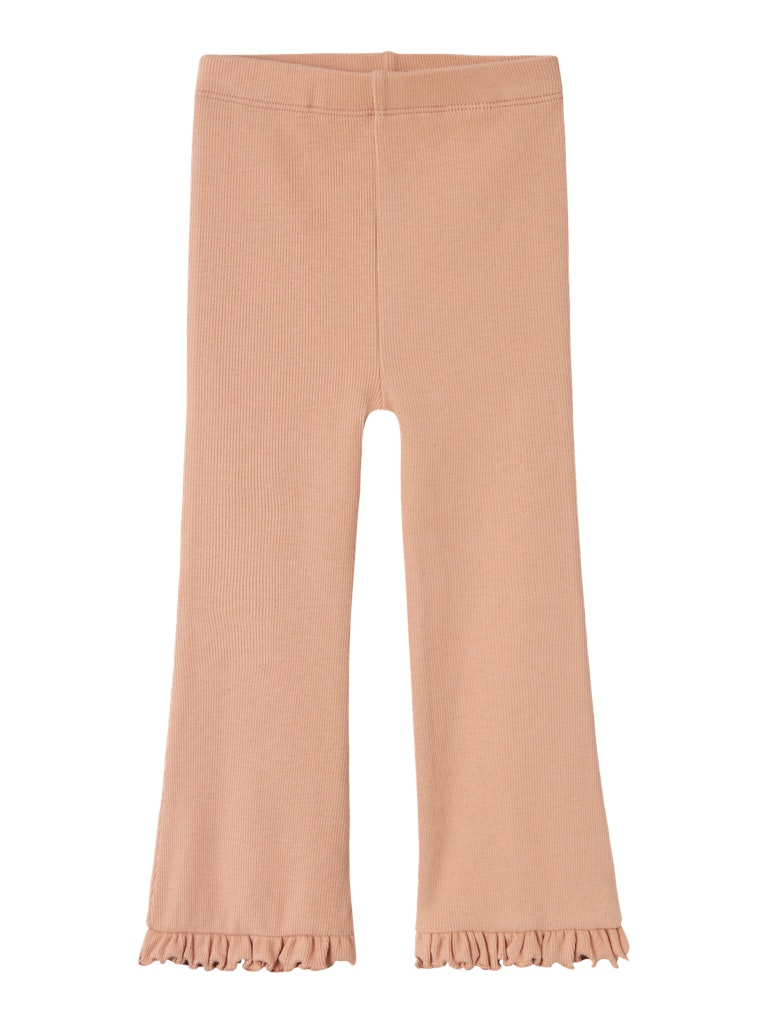 Lil' Atelier Mini GAGO KYR BOOTCUT LEGGING - Mahogany Rose - Torgunns Barneklær AS