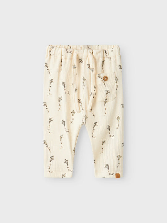 Lil' Atelier BABY GAVO ELO LOOSE PANT NOOS - Turtledove Kites