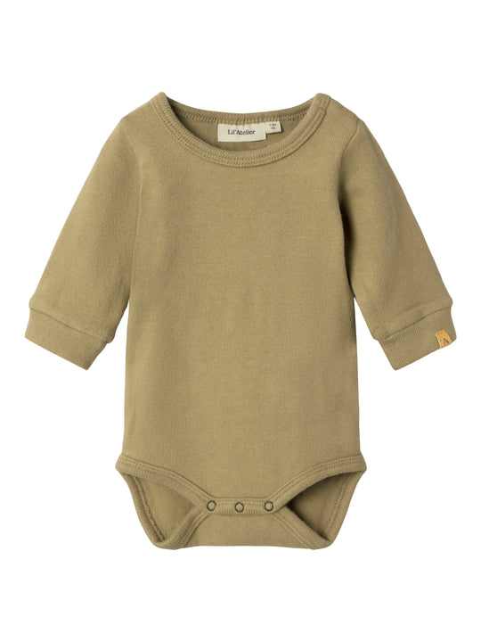 Lil' Atelier Baby THORO HIM LS SLIM BODY - Petrified Oak