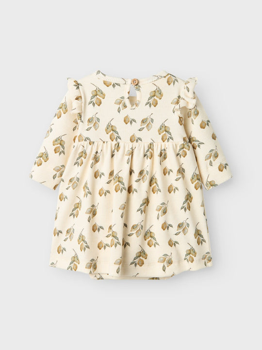 Lil' Atelier Baby GAVO ENK LS BODY DRESS - Turtledove