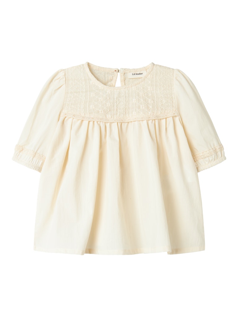 Lil' Atelier Mini DAISY SS LOOSE SHIRT - Turtledove