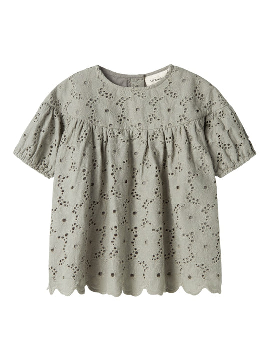 Lil' Atelier Mini DALLY SS LOOSE SHIRT - Forest Fog