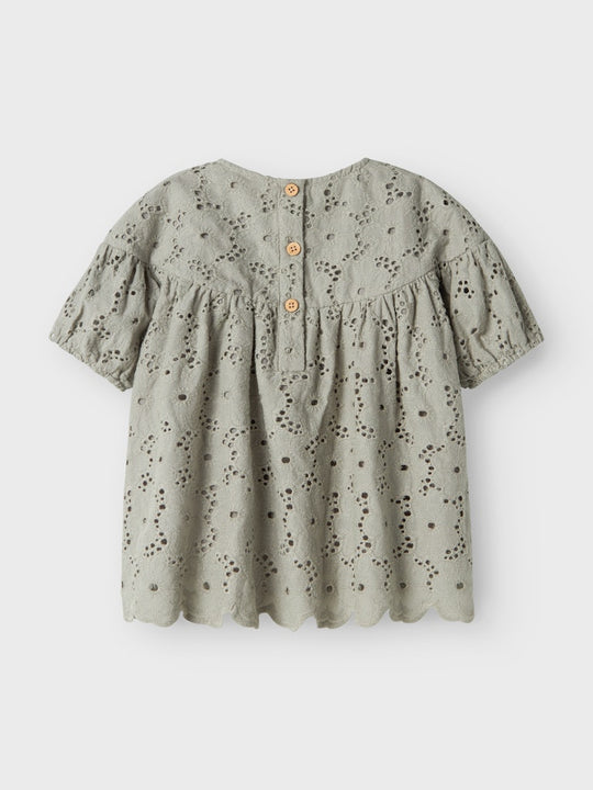 Lil' Atelier Mini DALLY SS LOOSE SHIRT - Forest Fog