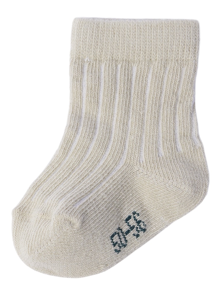 Lil' Atelier Baby FIDELON SOCK - Moss Gray - Torgunns Barneklær AS
