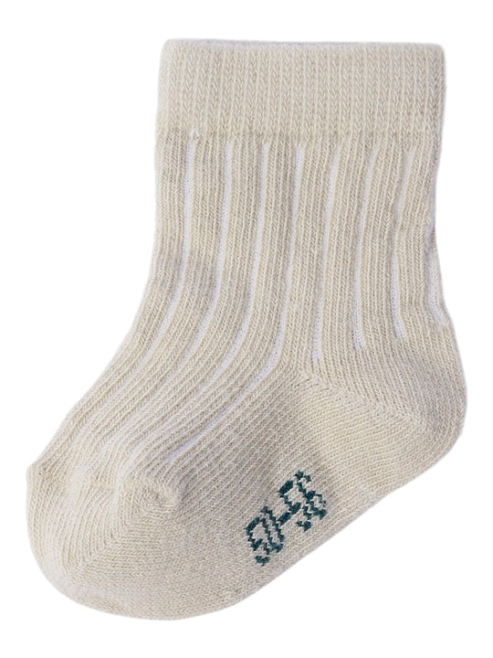 Lil' Atelier Baby FIDELON SOCK - Moss Gray - Torgunns Barneklær AS