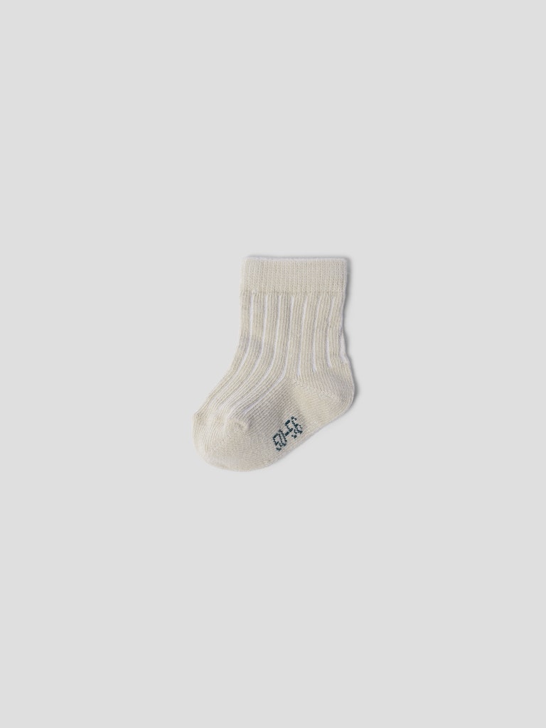 Lil' Atelier Baby FIDELON SOCK - Moss Gray - Torgunns Barneklær AS
