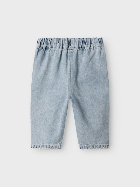 Lil' Atelier Baby FUNDA LOOSE JEANS - Medium Blue Denim