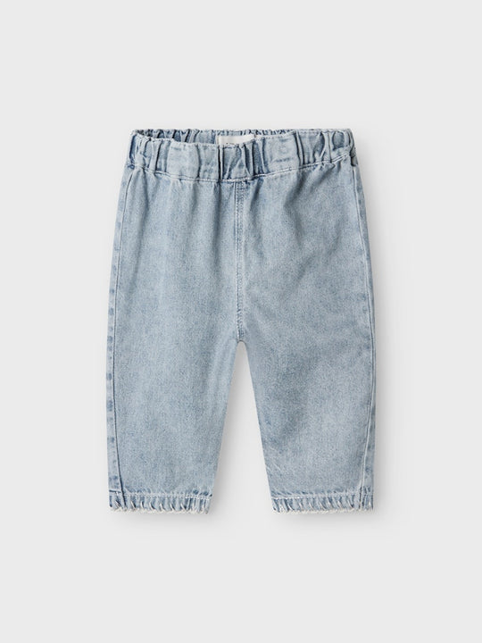 Lil' Atelier Baby FUNDA LOOSE JEANS - Medium Blue Denim