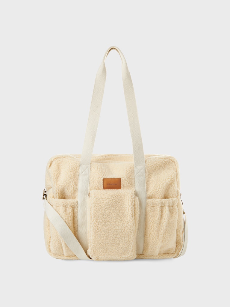 Lil' Atelier Baby NIGO SHERPA MOMMY BAG - Turtledove