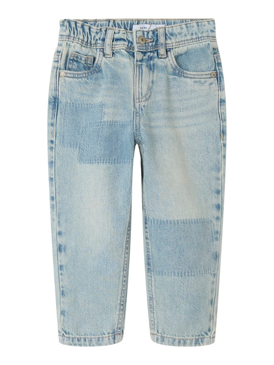 name it mini SILAS TAPERED JEANS - Vintage Light Blue Denim