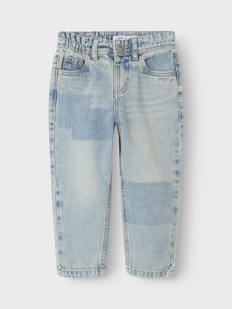 name it mini SILAS TAPERED JEANS - Vintage Light Blue Denim