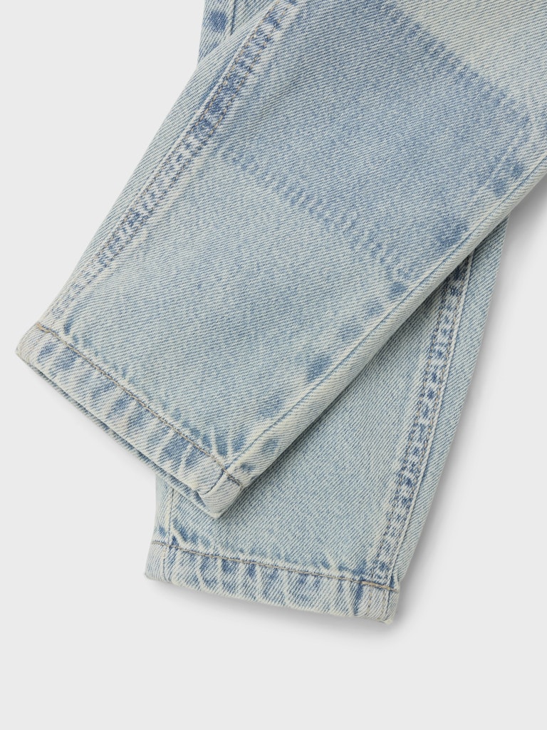 name it mini SILAS TAPERED JEANS - Vintage Light Blue Denim
