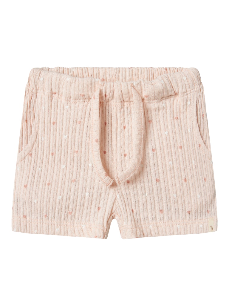 Lil' Atelier Baby HULLA HUA SHORTS - Peach Blush - Torgunns Barneklær AS