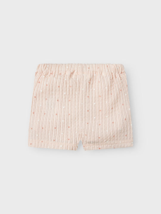 Lil' Atelier Baby HULLA HUA SHORTS - Peach Blush - Torgunns Barneklær AS