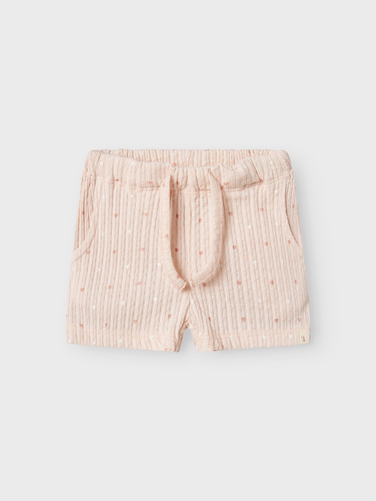 Lil' Atelier Baby HULLA HUA SHORTS - Peach Blush - Torgunns Barneklær AS