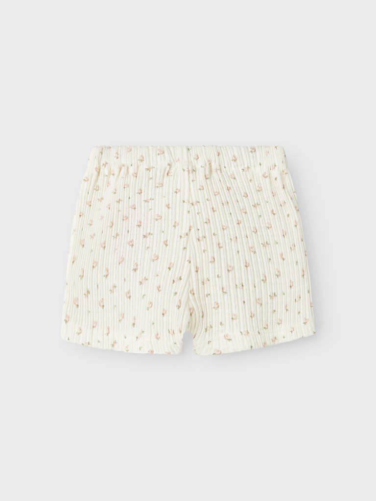 Lil' Atelier Baby HULLA HUA SHORTS - Coconut Milk - Torgunns Barneklær AS