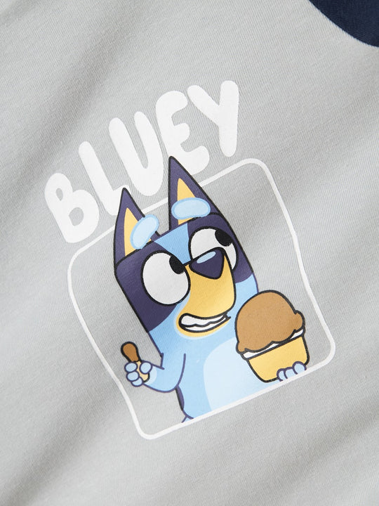 name it mini BLUEY SS TOP SKY - Pearl Blue - Torgunns Barneklær AS