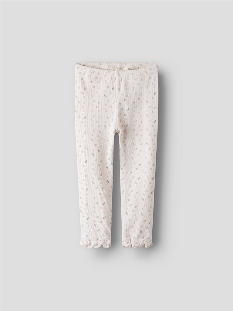 Lil' Atelier Baby GAGO KNY SLIM LEGGINGS - Peach Blush - Torgunns Barneklær AS