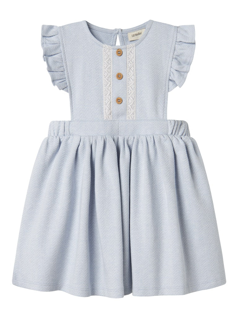 Lil' Atelier Mini HADDIE SKIRTALL - Zen Blue - Torgunns Barneklær AS