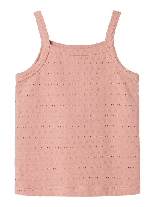 Lil' Atelier Mini JAMLA LOOSE STRAP TOP - Misty Rose - Torgunns Barneklær AS