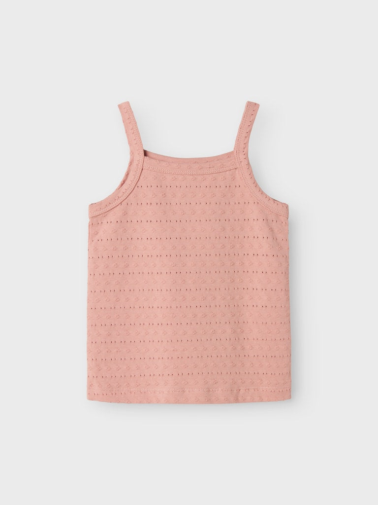 Lil' Atelier Mini JAMLA LOOSE STRAP TOP - Misty Rose - Torgunns Barneklær AS