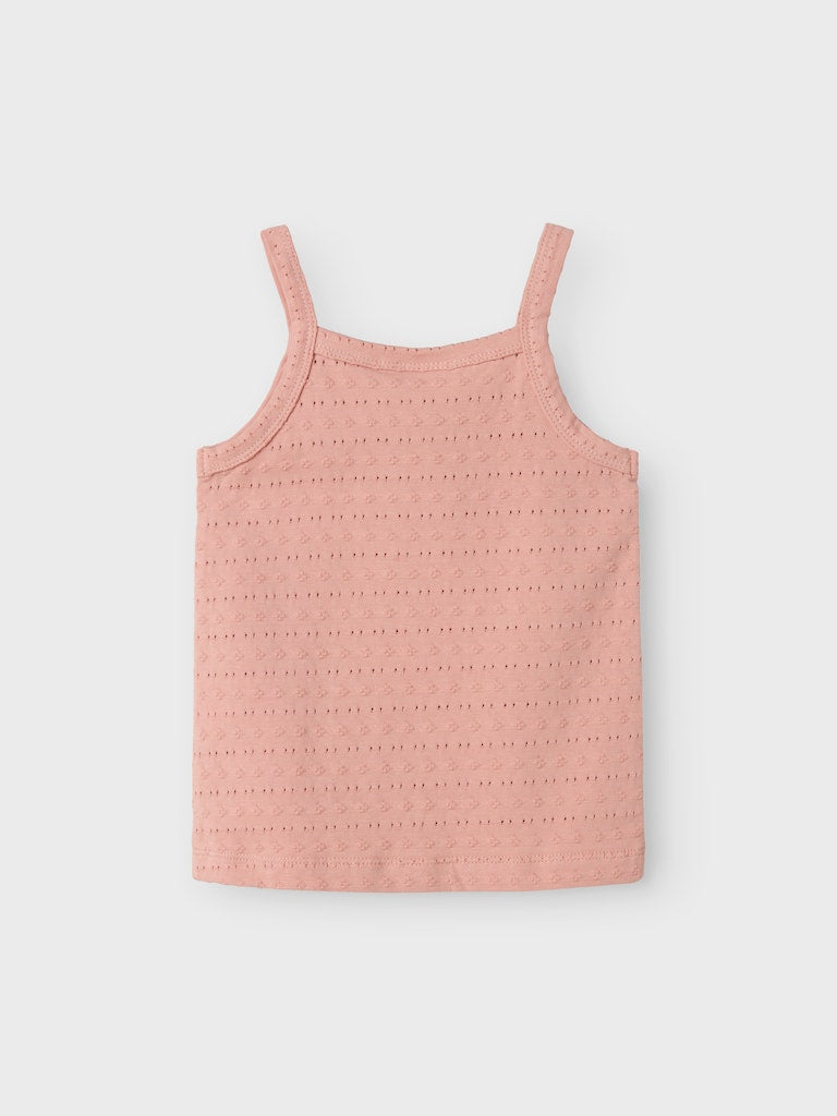 Lil' Atelier Mini JAMLA LOOSE STRAP TOP - Misty Rose - Torgunns Barneklær AS