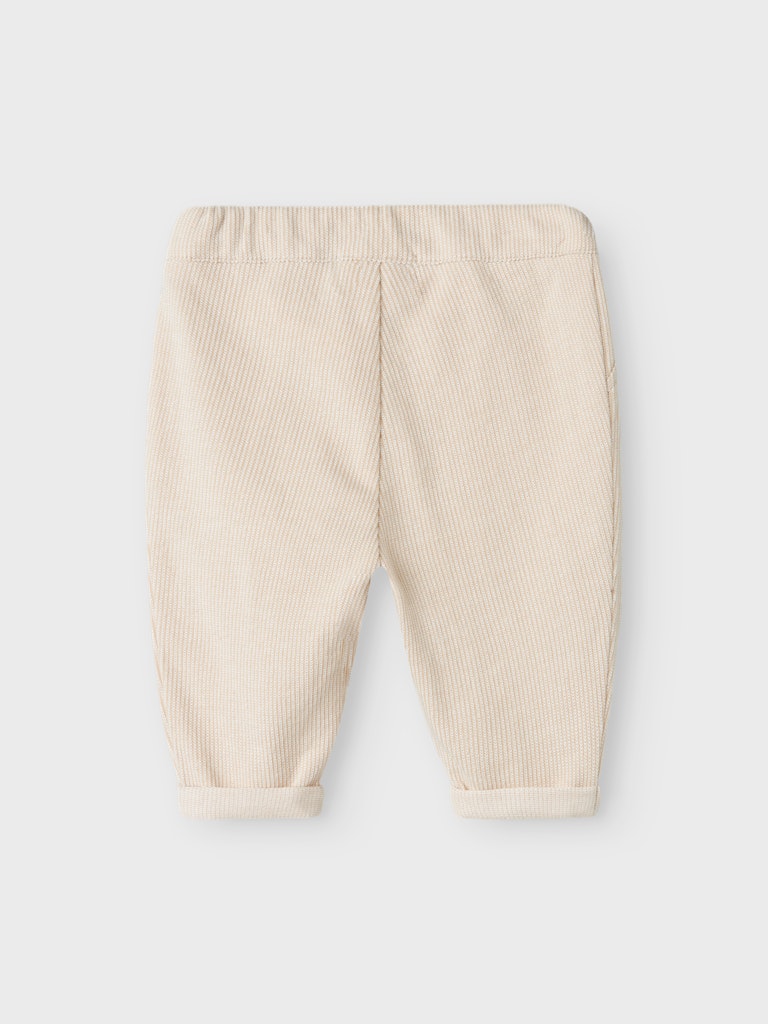 Lil' Atelier Baby HENRIK PANT - Irish Cream - Torgunns Barneklær AS