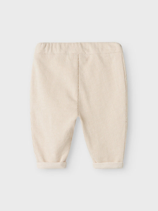 Lil' Atelier Baby HENRIK PANT - Irish Cream - Torgunns Barneklær AS