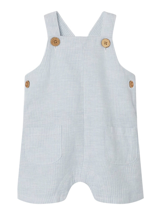 Lil' Atelier Baby JESPER LOOSE SHORT OVERALL - Ancient Water
