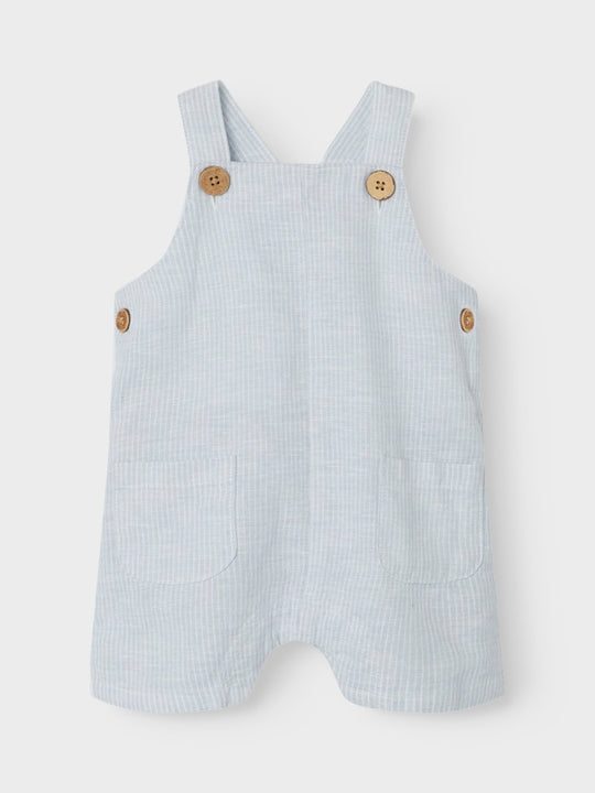 Lil' Atelier Baby JESPER LOOSE SHORT OVERALL - Ancient Water