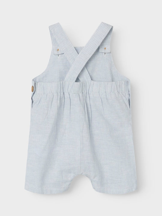 Lil' Atelier Baby JESPER LOOSE SHORT OVERALL - Ancient Water