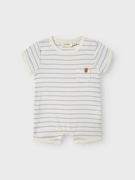 Lil' Atelier Baby GEO ARI SS LOOSE SUIT - Zen Blue