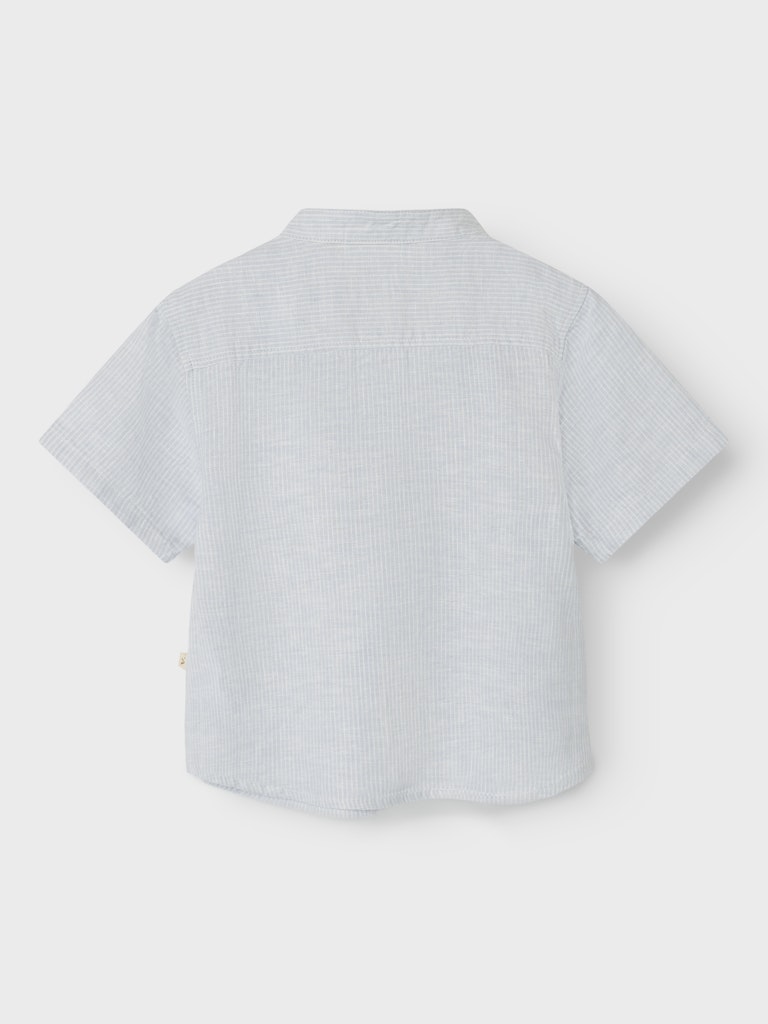 Lil' Atelier Mini JESPER SS LOOSE SHIRT - Ancient Water