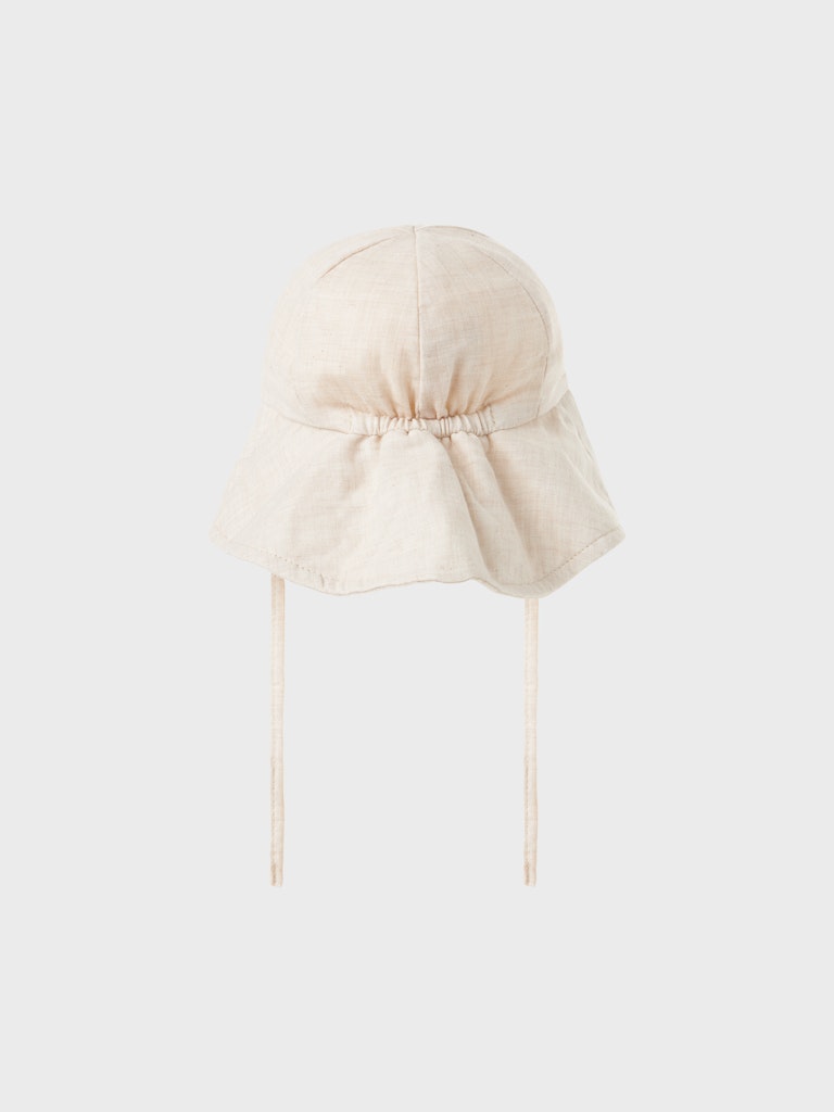 Lil' Atelier Baby TAROU HAT - Bleached Sand - Torgunns Barneklær AS
