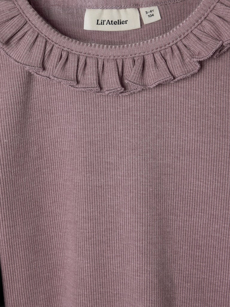 Lil' Atelier Mini DARLA LS SLIM TOP - Nostalgia Rose