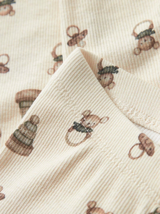 Lil' Atelier Baby GAVO ELF SLIM LEGGING NOOS - Turtledove | TOY - Torgunns Barneklær AS