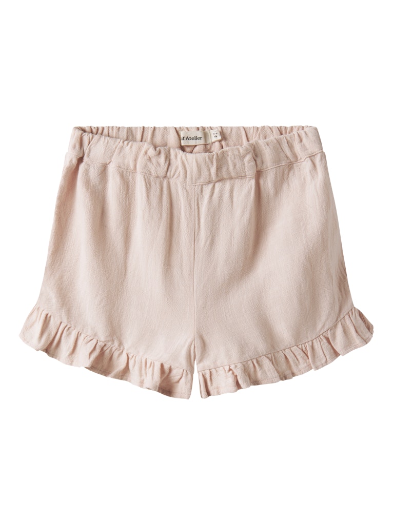 Lil' Atelier Mini DOLIE LOOSE SHORTS - Peach Blush - Torgunns Barneklær AS