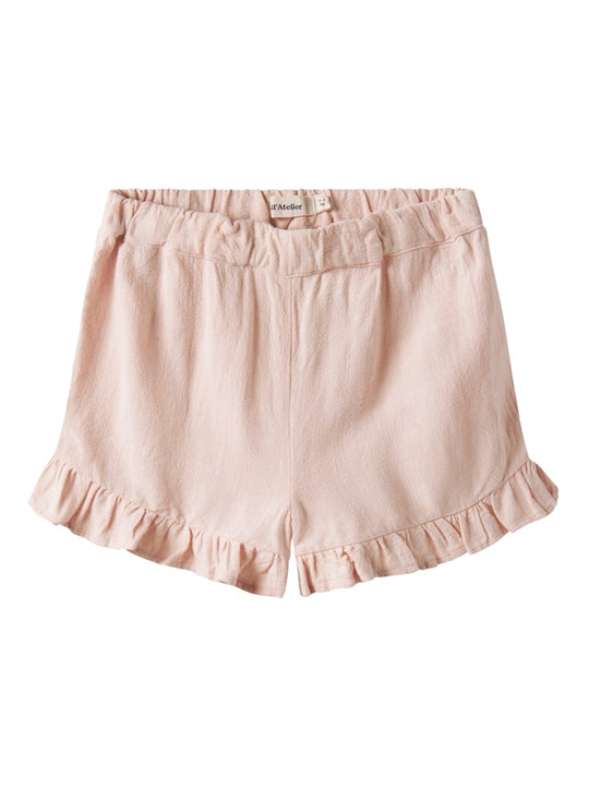 Lil' Atelier Mini DOLIE LOOSE SHORTS - Peach Blush - Torgunns Barneklær AS