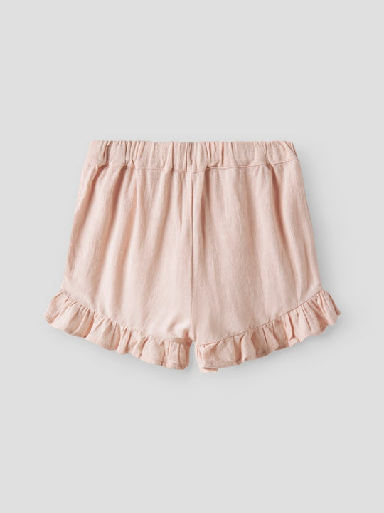 Lil' Atelier Mini DOLIE LOOSE SHORTS - Peach Blush - Torgunns Barneklær AS