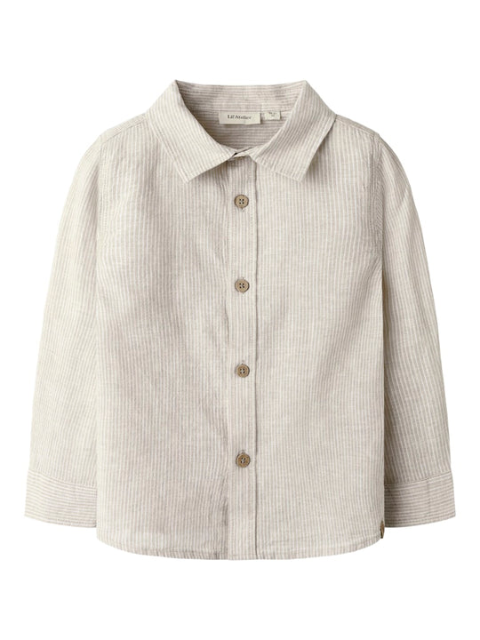 Lil' Atelier Mini JESPER LS SHIRT - Irish Cream