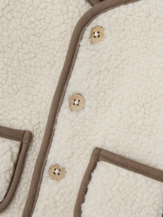 Lil' Atelier Baby LAJO LOOSE VEST - Turtledove - Torgunns Barneklær AS