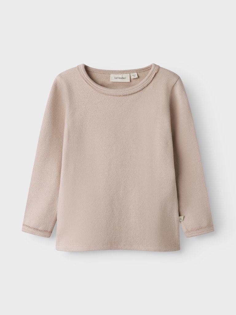 Lil' Atelier Mini THORO HIF LS SLIM TOP - Misty Rose