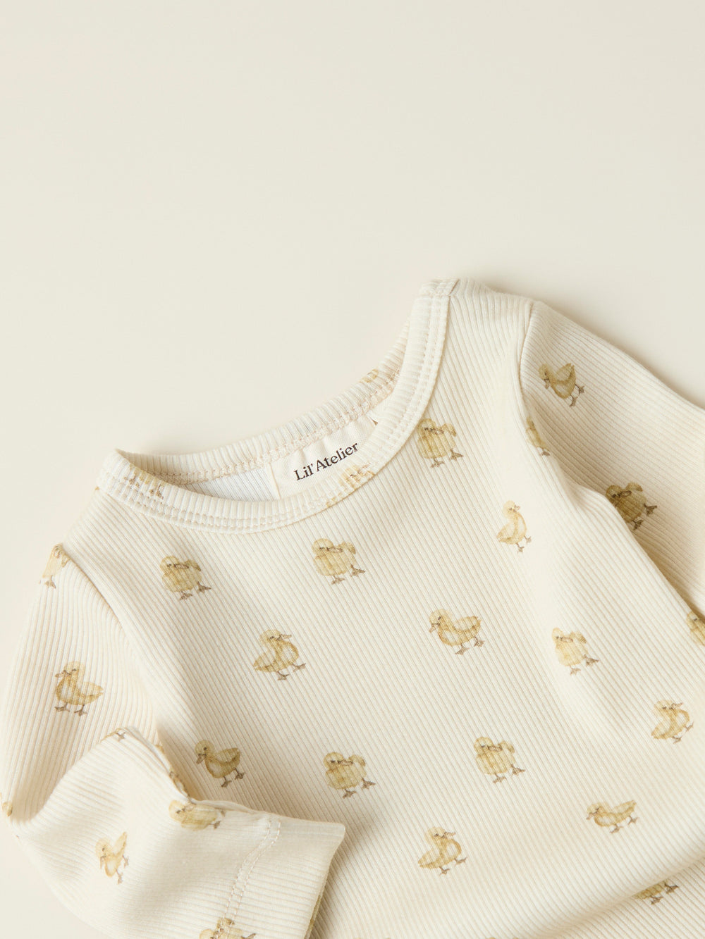 Lil' Atelier BABY LAVO EMO LS SLIM BODY - Turtledove Duck - Torgunns Barneklær AS