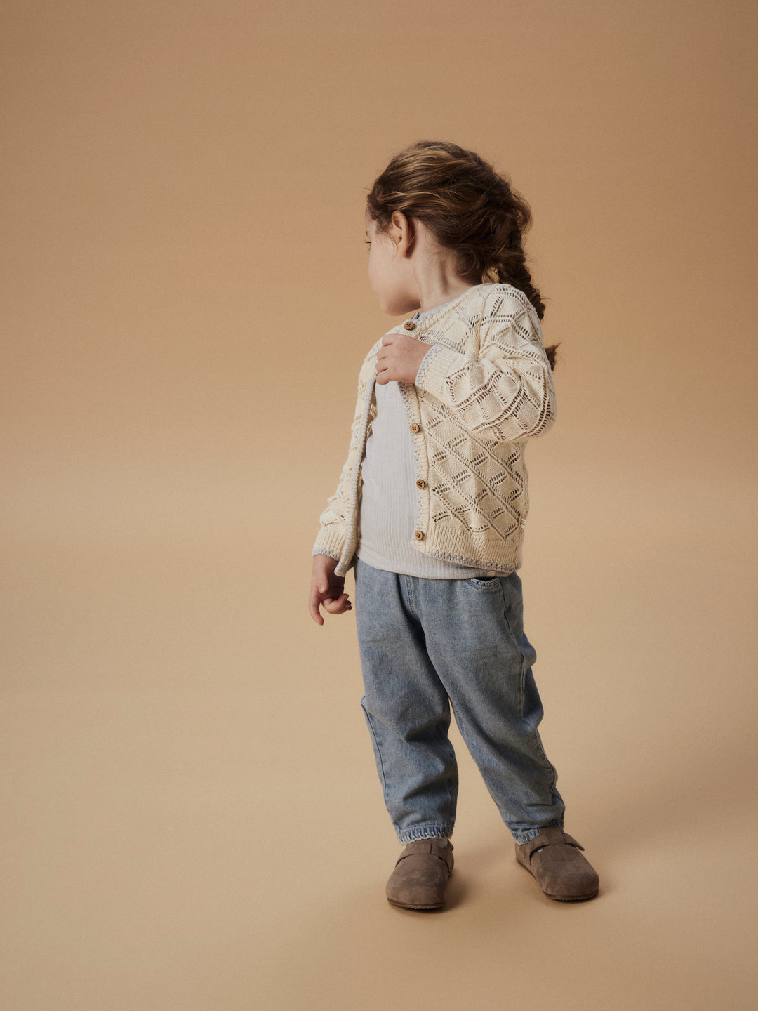 Lil' Atelier Mini FLEURA SS SLIM TOP - Vapor Blue - Torgunns Barneklær AS
