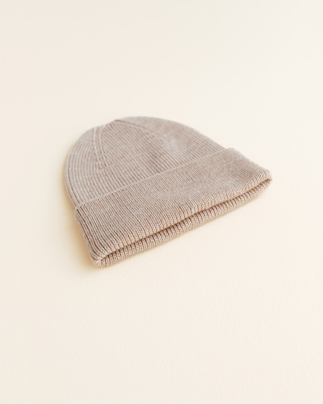 hvid | Beanie Fonzie Newborn - Sand