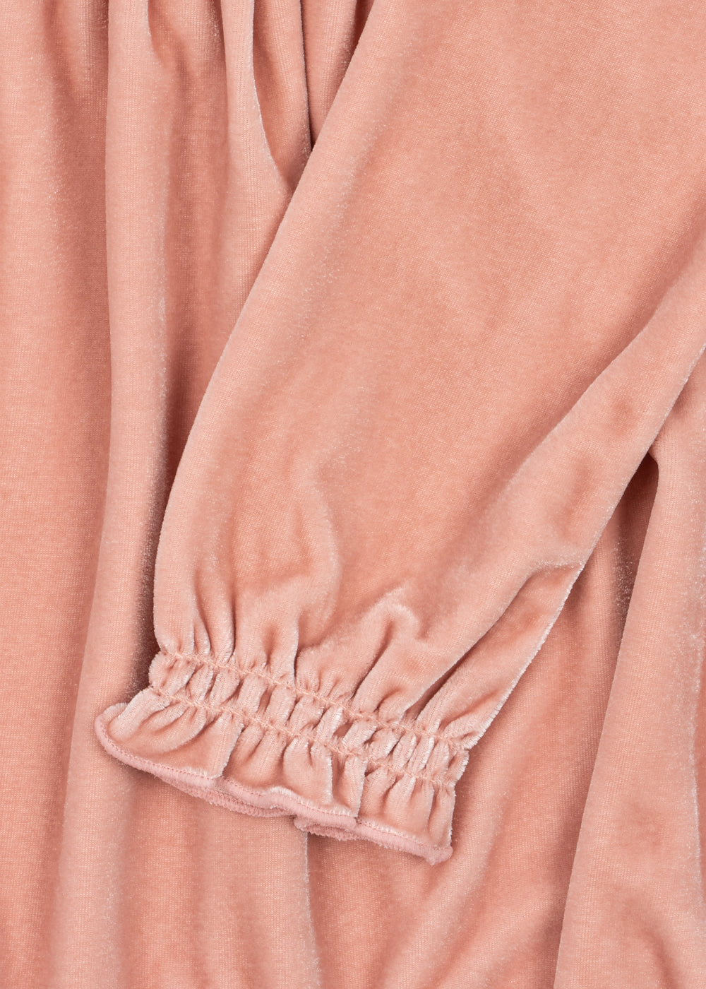Konges Sløjd | Gia Bow Dress fløyelskjole – Mellow Rose