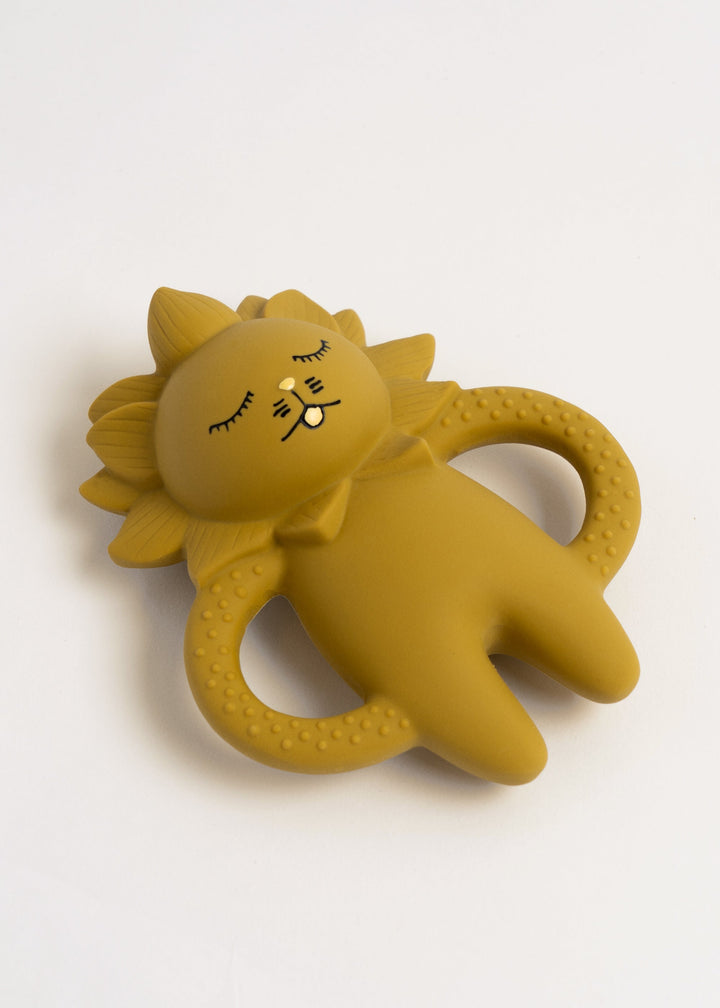 Konges Sløjd | Teether Lion biteleke – Mustard