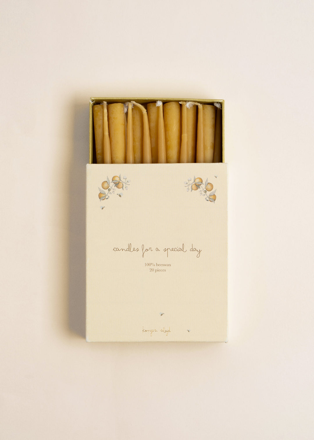 Konges Sløjd | 20-pk Birthday Train bursdagslys – Nature