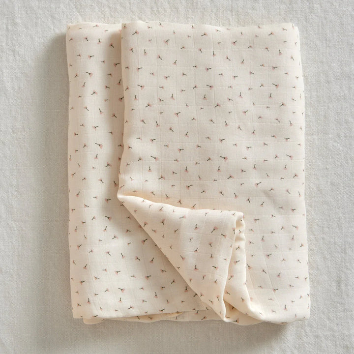 Jack o Juno | Muslin Blanket - Poppy in Bloom