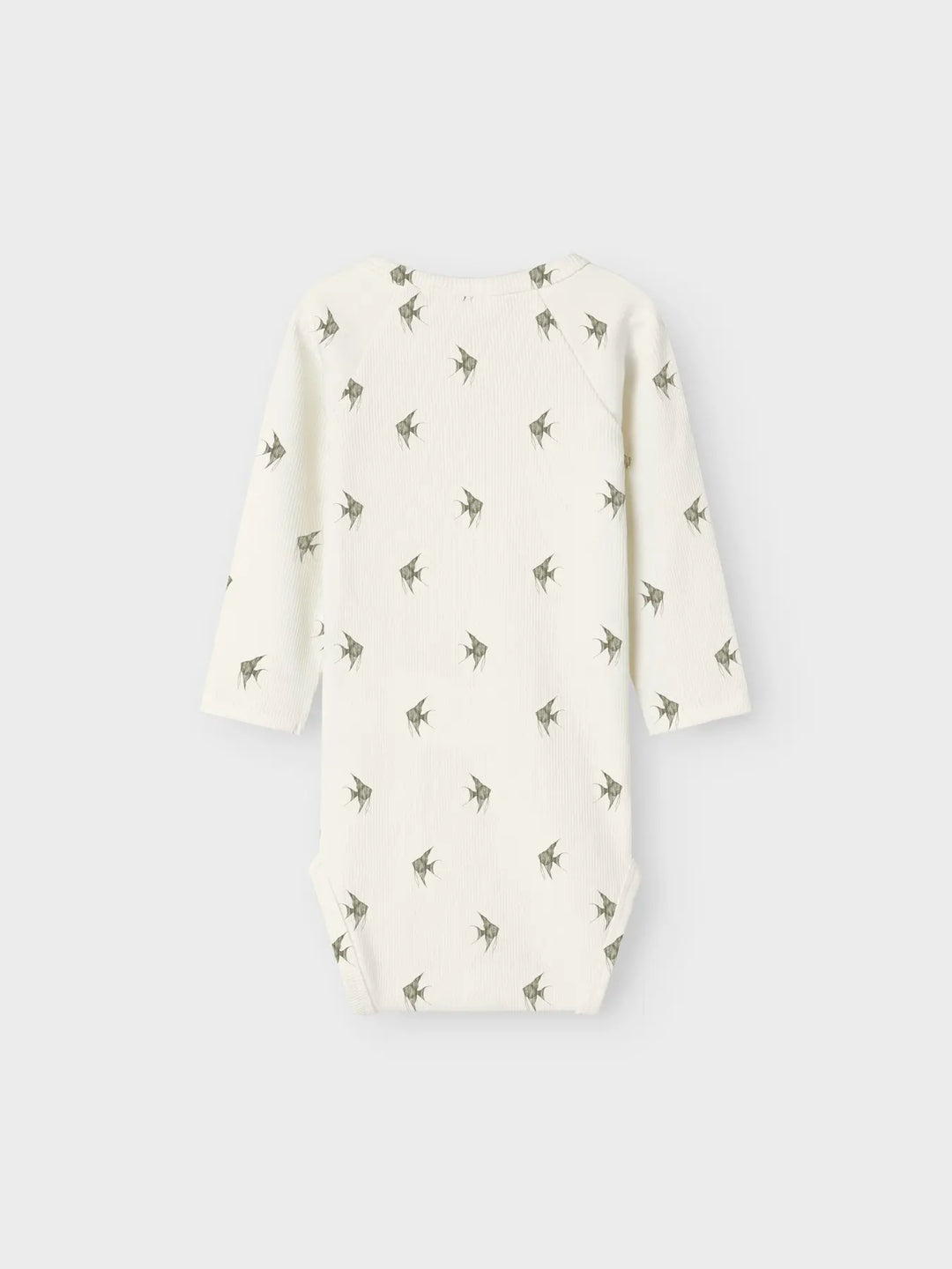 Lil' Atelier Baby LAVO ENI LS SLIM BODY - Coconut Milk Fish - Torgunns Barneklær AS